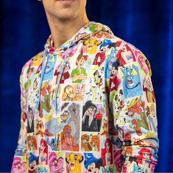 RSVLTS NWOT All Over Disney Limited Edition Performance Hoodie Unisex - Picture 3 of 10